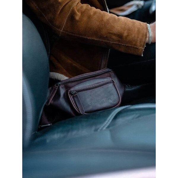 Kožená ľadvinka The Chesterfield Brand Jacki - hnedá 64167688