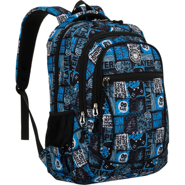 Peterson Mládežnícky školský batoh s herným motívom – priestranný, 65119701