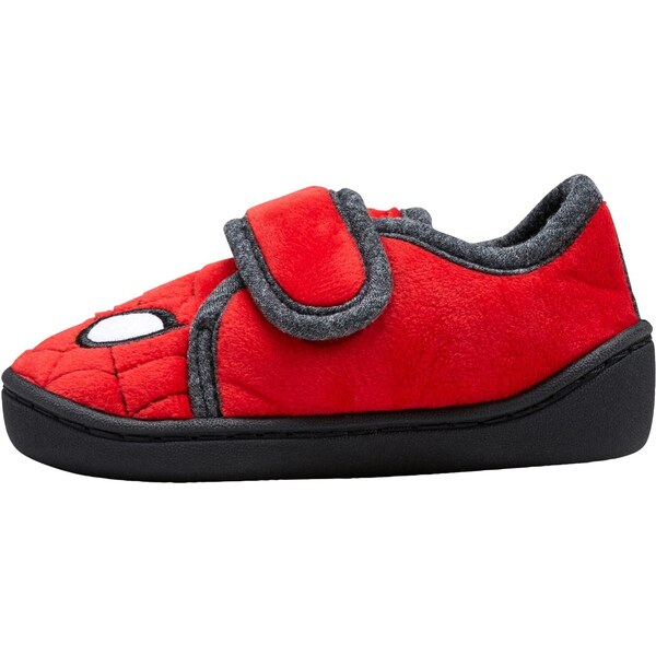 Next Papuče tmavosivá / červená 65877045
