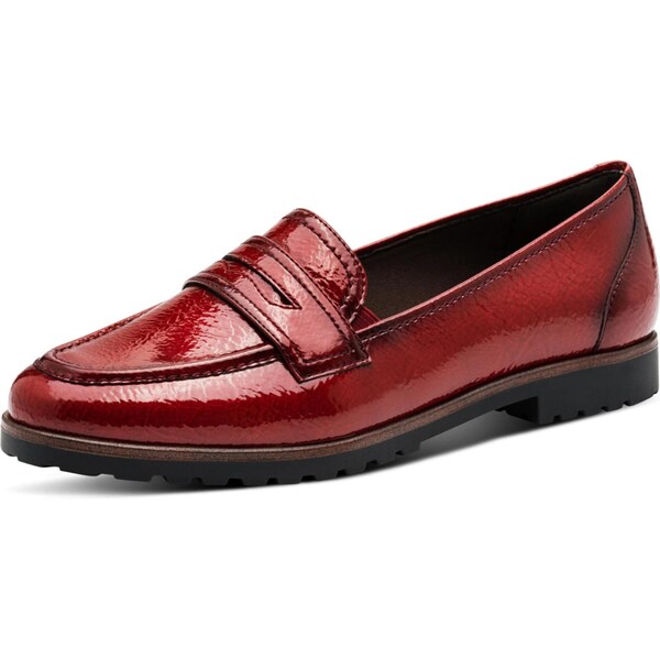 Tamaris Papuče karmínovo červená 65135824