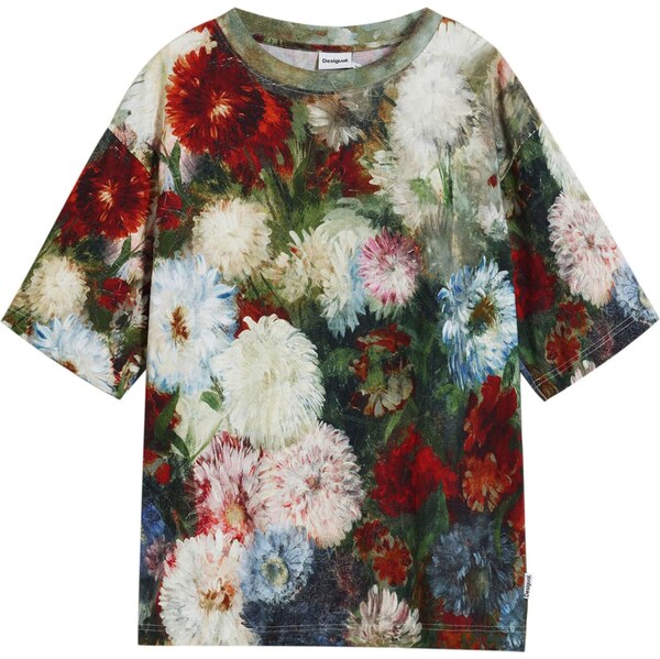 Desigual Tričko kaki / zmiešané farby 65656845