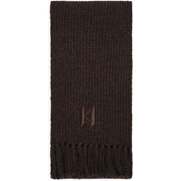 Karl Lagerfeld Šál tmavohnedá 65121206