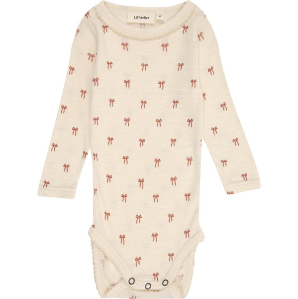 LilAtelier Body NBFNALU piesková / biela 65660946