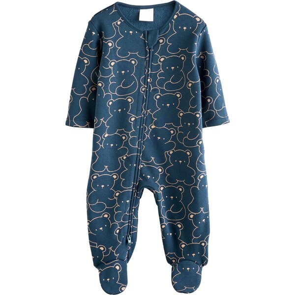 Next Pyžamo námornícka modrá / púdrová 65883958