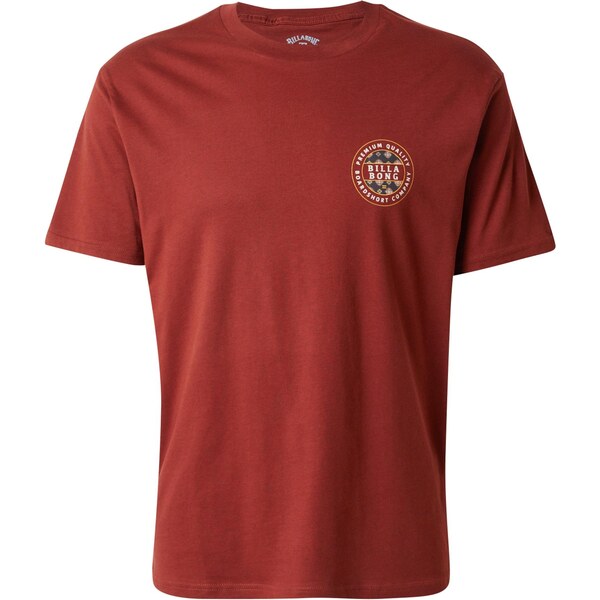 BILLABONG Tričko ROTOR FILL čadičová / ružová / karmínovo červená / 65475203