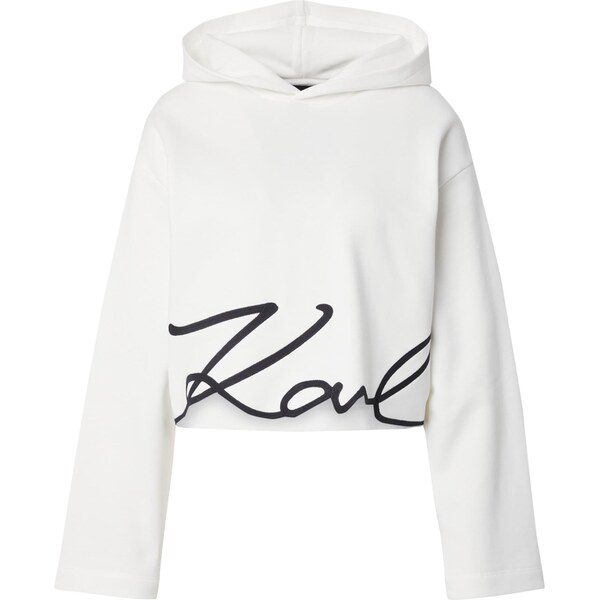 Karl Lagerfeld Mikina čierna / biela 65661652