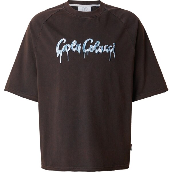 Carlo Colucci Tričko Elzenbaum dymovo modrá / čierna / biela 65121265