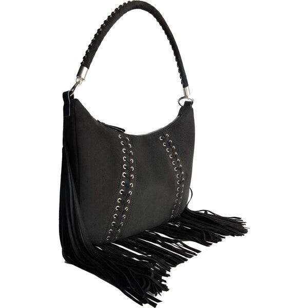 Bershka Kabelka na rameno čierna 65678898