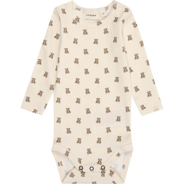 LilAtelier Body NBNGayo Elo hnedá / sivá / biela ako vlna 66163738