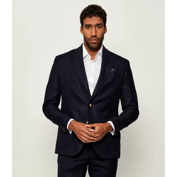 Sand Copenhagen Vlnená sako 6135 Hopsack - Prince | Modern fit 65119888