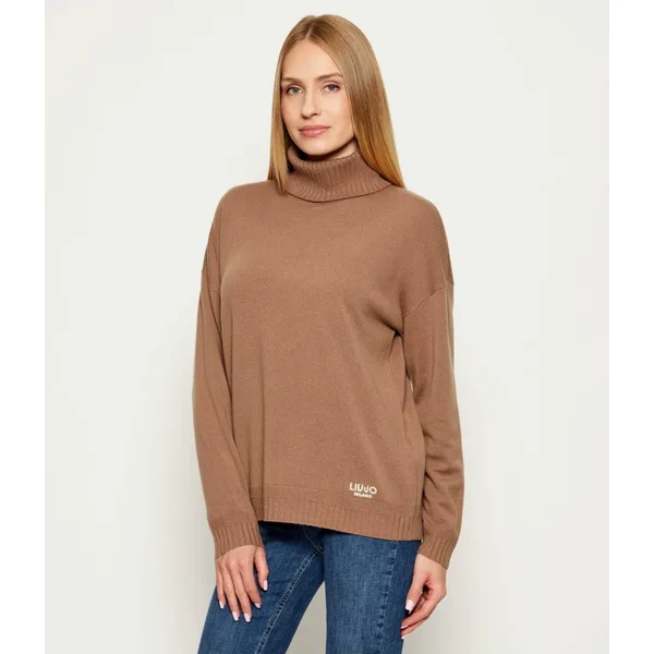 Liu Jo Sport Vlnený rolák | regular fit | s prímesou kašmíru 65116986