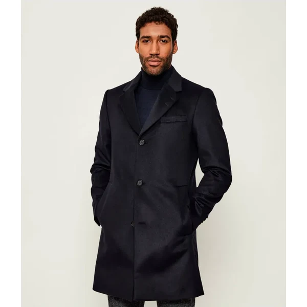 TIGER OF SWEDEN Vlnený kabát FINNAN | s prímesou kašmíru 65160752