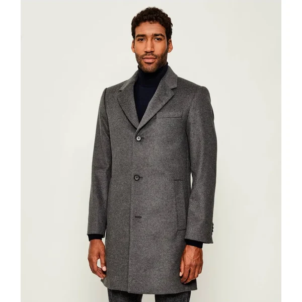 TIGER OF SWEDEN Vlnený kabát FINNAN | s prímesou kašmíru 65160753