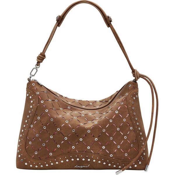 Desigual Kabelka na rameno hnedá 65656753