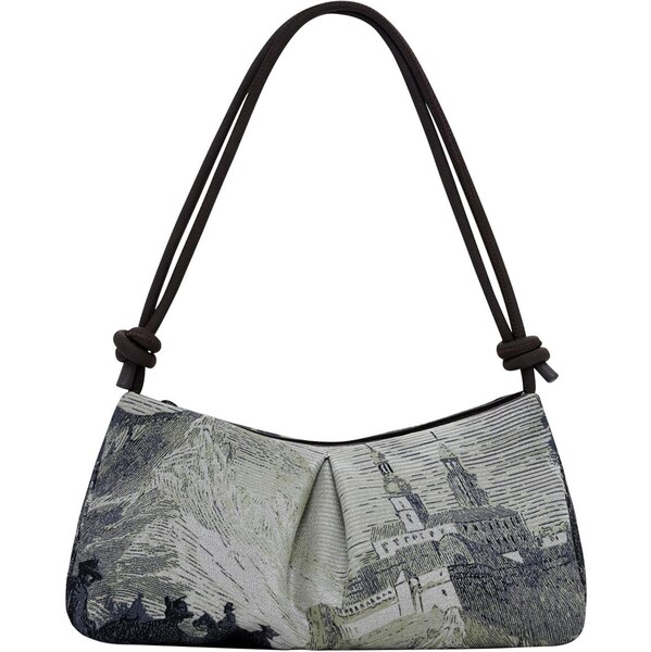 Desigual Kabelka na rameno sivá / čierna 65656800