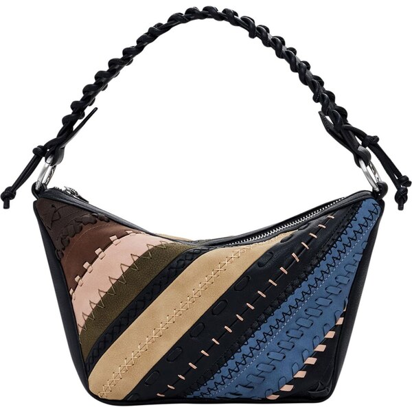 Desigual Kabelka na rameno zmiešané farby / čierna 65656899