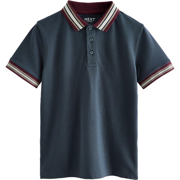 Next Tričko námornícka modrá / tmavošedá / bordová / biela 65885032