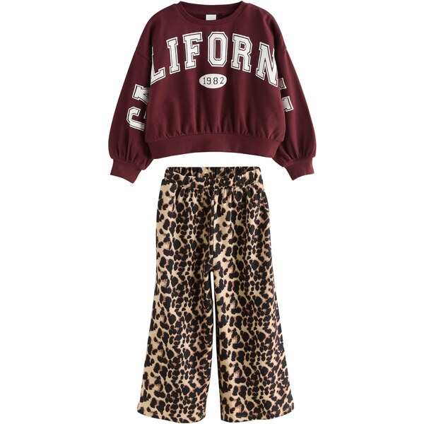 Next Set béžová / burgundská / čierna / biela 65885077