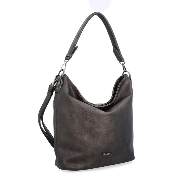 Kabelka zo syntetickej kože cez rameno Tangerin sivá 8007 ANT 65128745