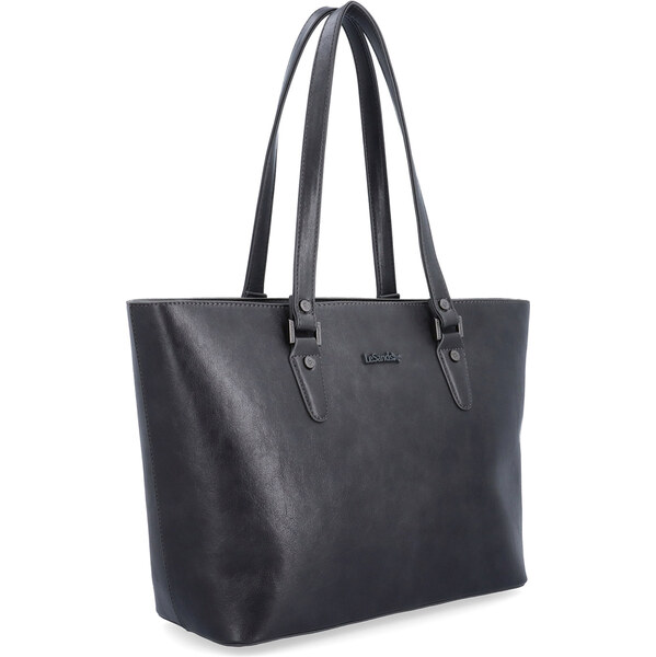 Kabelka zo syntetickej kože cez rameno Le Sands sivá 7719 TS 65128753