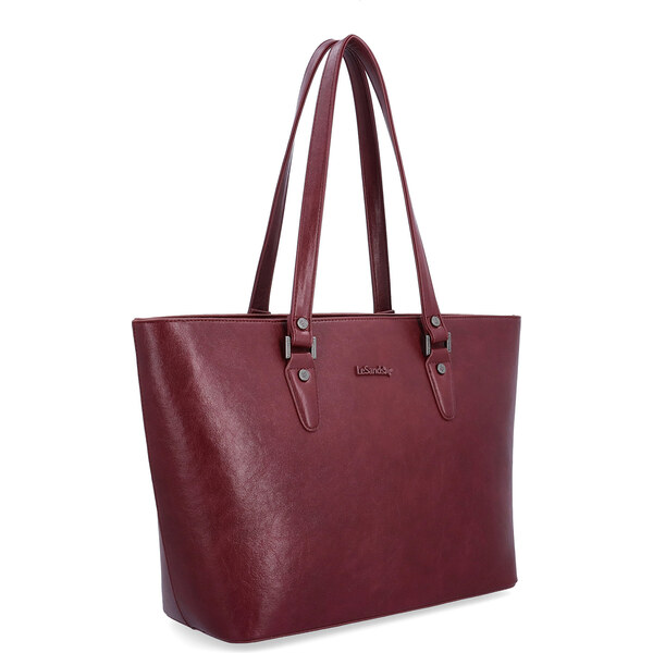Kabelka zo syntetickej kože cez rameno Le Sands vínová 7719 BO 65128754