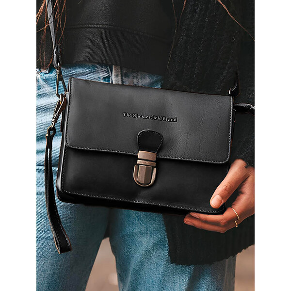 Dámska kožená crossbody kabelka The Chesterfield Brand Nina - čierna 58430280