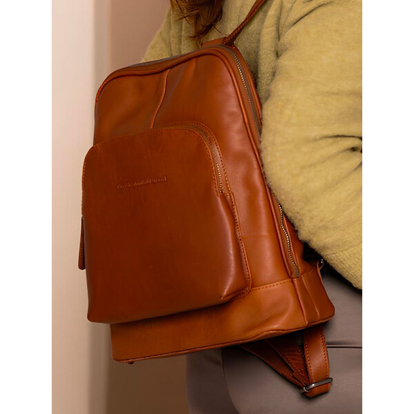 Dámsky kožený batoh The Chesterfield Brand Danna - koňak 58430290