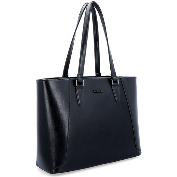 Kabelka zo syntetickej kože cez rameno Le Sands čierna 7705 C 65129819