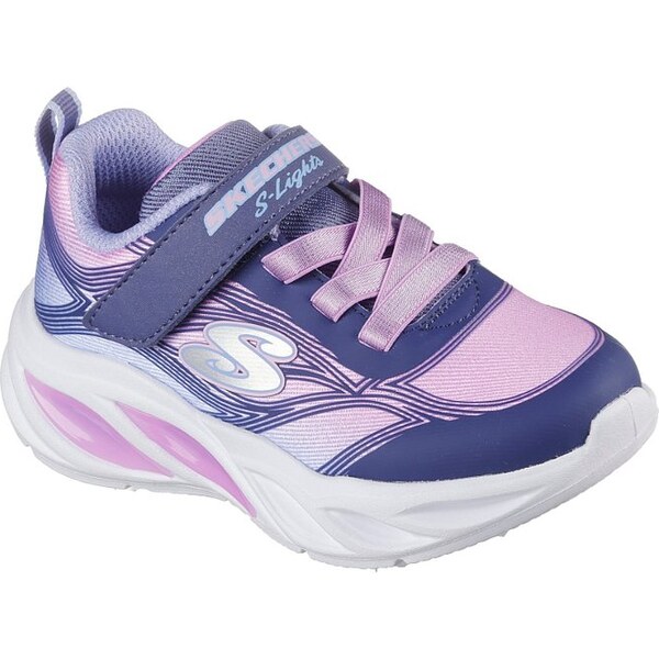 Skechers dievčenské tenisky COSMIC GLOW 303712L/NVMT blikačky 65138192