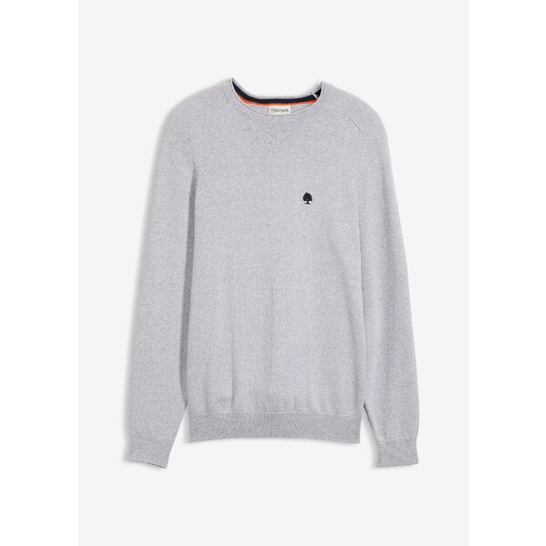 bonprix Jemne pletený pulóver, farba šedá 57156798