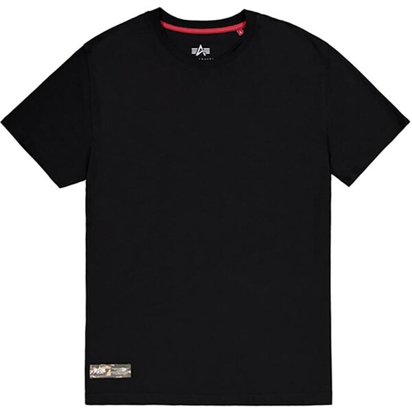 ALPHA INDUSTRIES Tričko Camo čierna 65133693