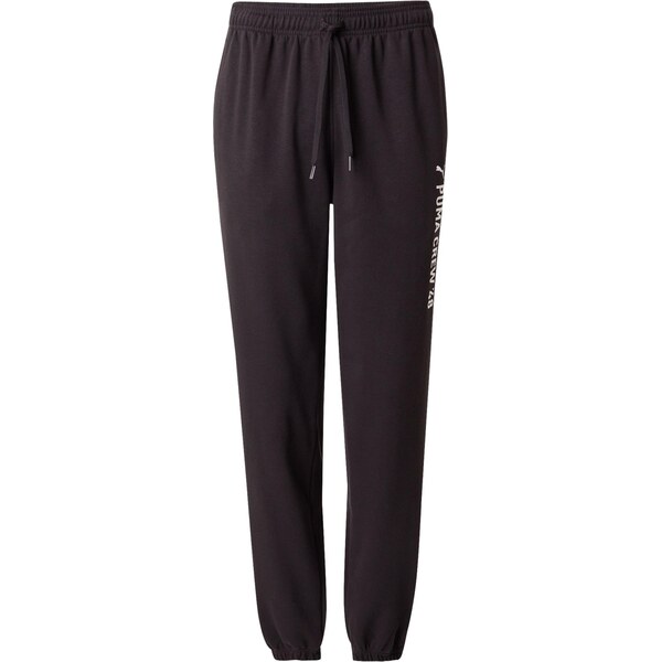 PUMA Športové nohavice čierna / biela 65133739