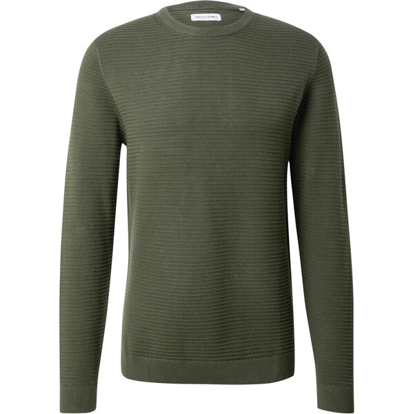 JACK & JONES Sveter JJOtto olivová 65659128