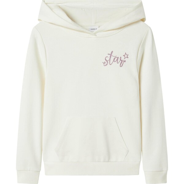 NAME IT Mikina NKFNICA ružová / biela 65323577