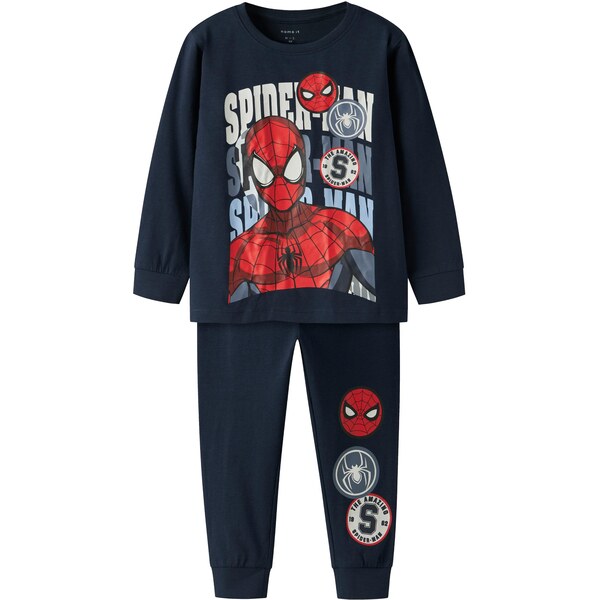 NAME IT Pyžamo NMMocti Spider námornícka modrá / zafírová / 65146506