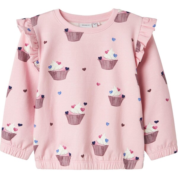 NAME IT Mikina NMFNAYA modrá / svetlofialová / ružová 65323569