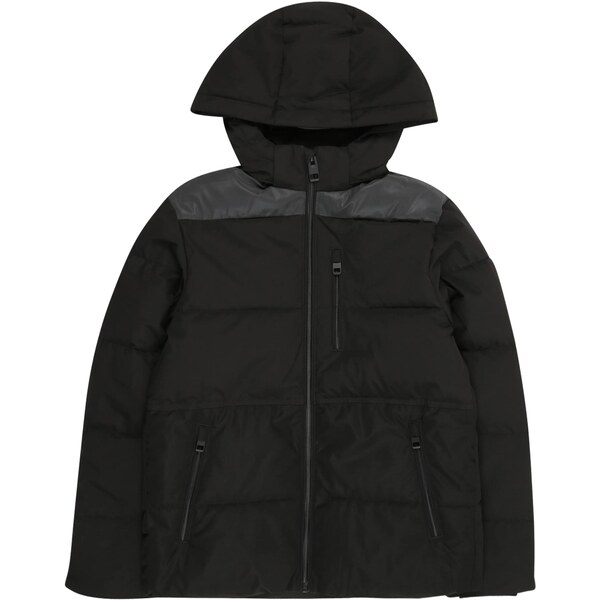 Jack & Jones Junior Prechodná bunda JJEOWEN čierna 65133970