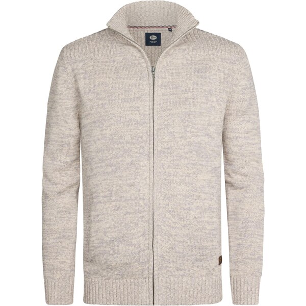 Petrol Industries Kardigán sivá melírovaná 65889175