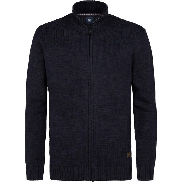 Petrol Industries Kardigán čierna melírovaná 65889288