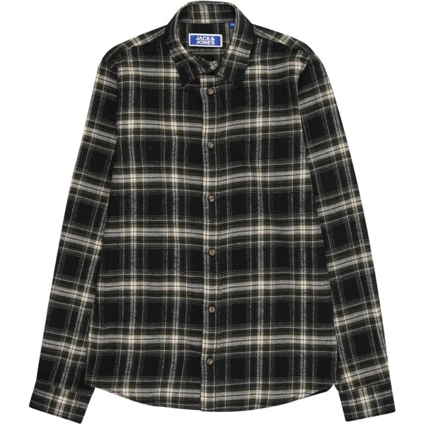 Jack & Jones Junior Košeľa JJJOSHUA kaki / olivová / čierna / biela 65661778
