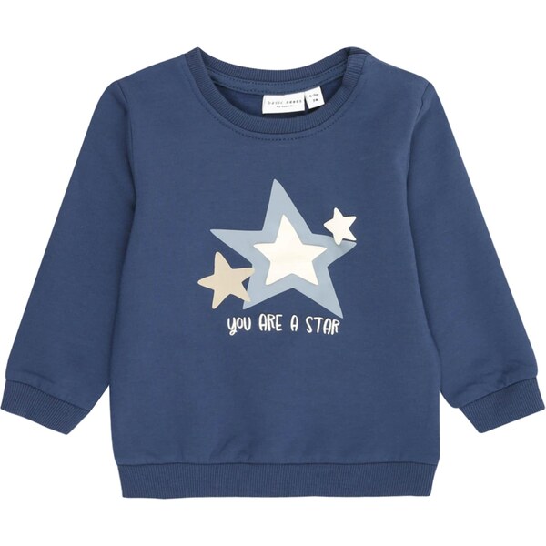 NAME IT Mikina NBMVONNE béžová / tmavomodrá / svetlomodrá / biela 65216109