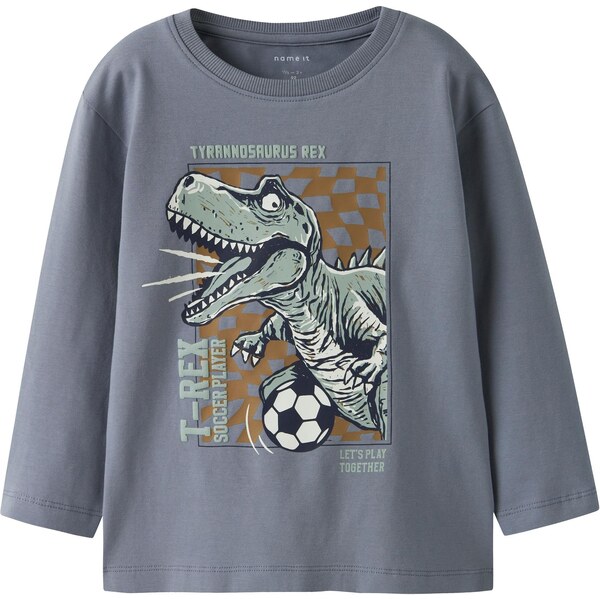 NAME IT Tričko NMMNIKO zafírová / hnedá / nefritová / čierna 65661715