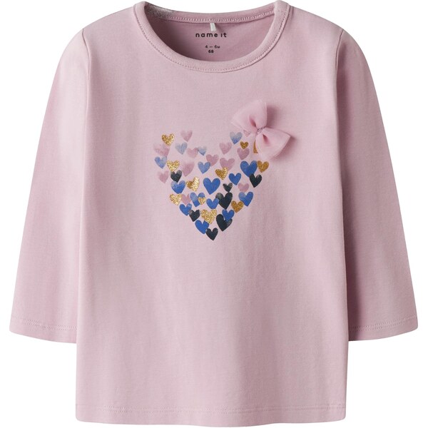 NAME IT Tričko NBFNIVA modrá / zlatá / orgovánová 65661736