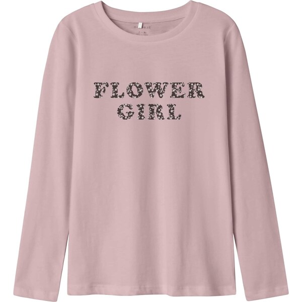 NAME IT Tričko NKFNELA kaki / orgovánová / biela 65661790