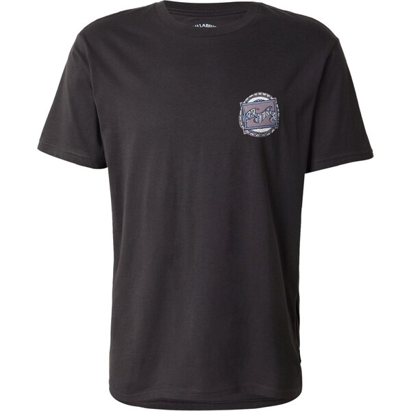 BILLABONG Tričko CRAYON WAVE tmavofialová / čierna / šedobiela 65475225