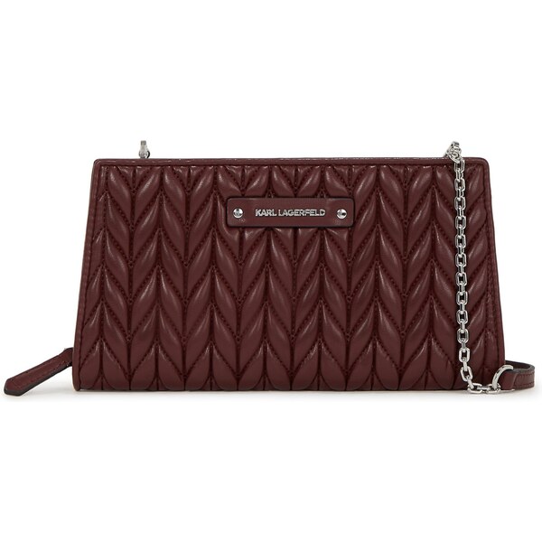 Karl Lagerfeld Taška cez rameno bordová 65415090