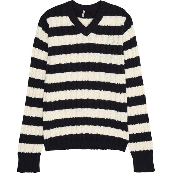 ONLY GIRLS Sveter KOGJanny námornícka modrá / biela 65694894