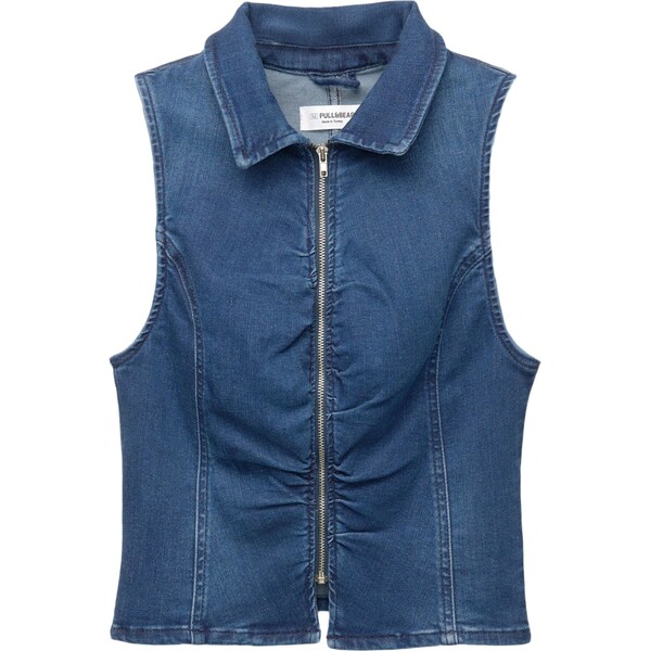 Pull&Bear Vesta tmavomodrá 65886062