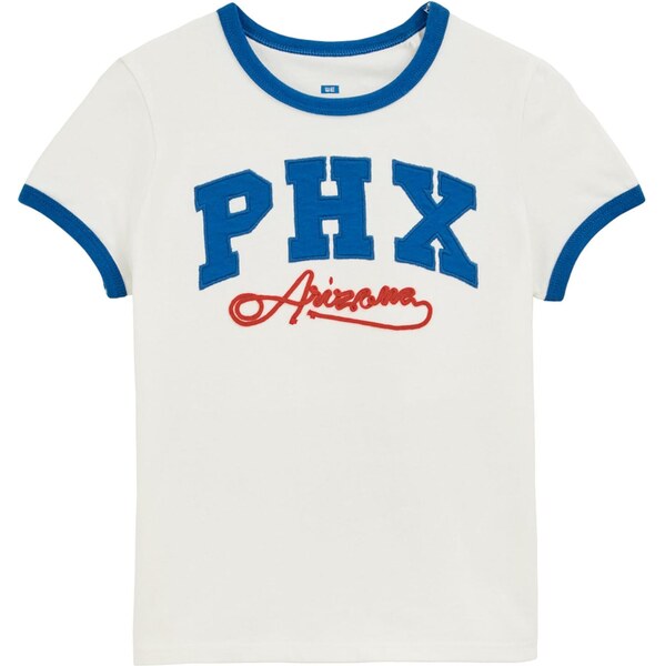 WE Fashion Tričko kobaltovomodrá / červená / biela 65656061