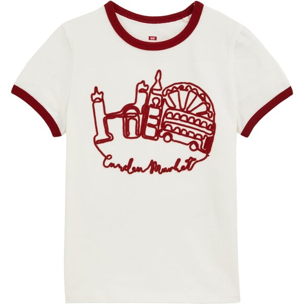 WE Fashion Tričko červená / biela 65656062